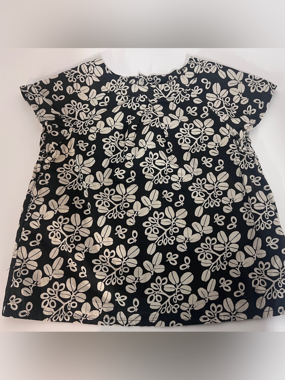 Bonpoint Navy and Cream blouse, girls size 8